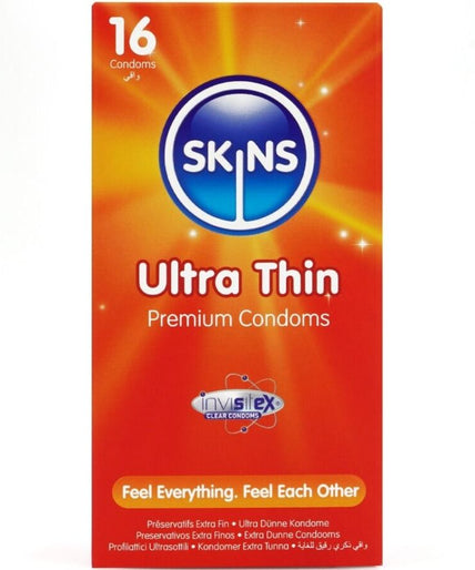 SKINS - ULTRA DUNNE PREMIUM CONDOMS PAK 16 SKINS - ULTRA DUNNE PREMIUM CONDOMS PAK 16