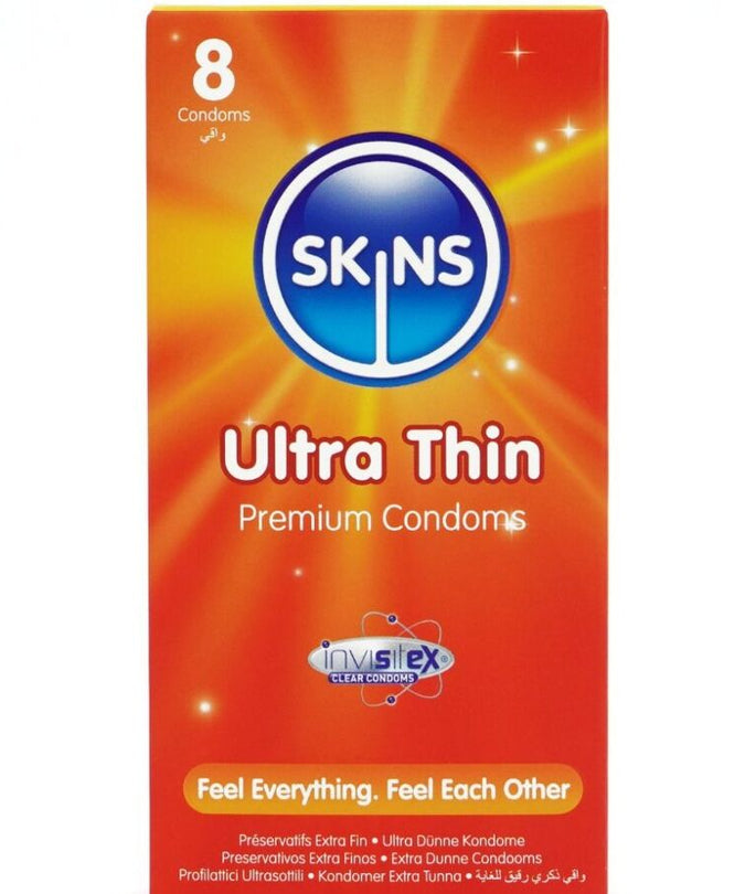 SKINS - ULTRADUNNE PREMIUM CONDOMS PAK 8