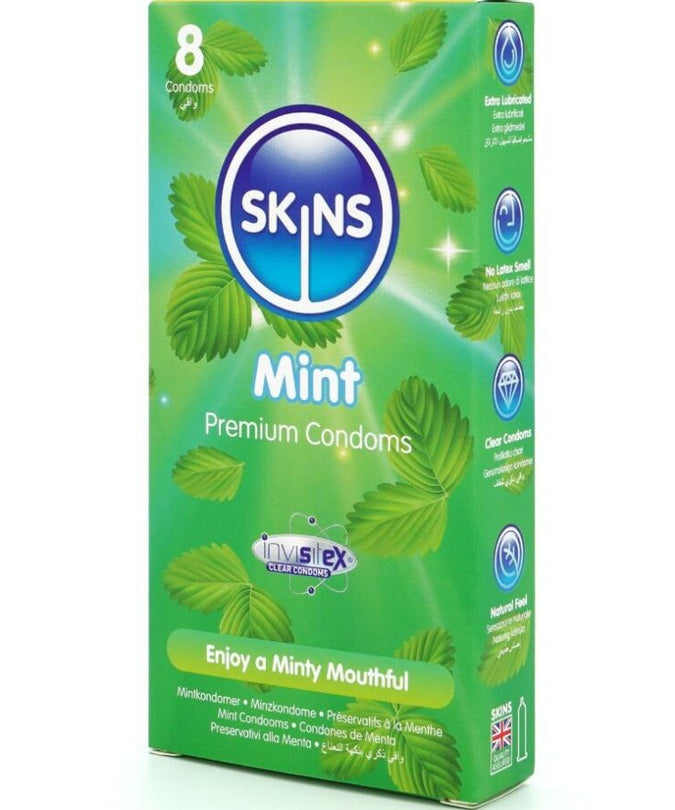 SKINS - MINT CONDOMS PREMIUM VERPAKKING 8
