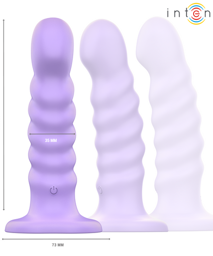 INTENSE - BRENDA VIBRATOR SIZE M SPIRAL DESIGN 10 VIBRATIONS PURPLE REMOTE CONTROL INTENSE - BRENDA VIBRATOR SIZE M SPIRAL DESIGN 10 VIBRATIONS PURPLE REMOTE CONTROL