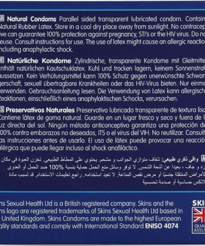 SKINS - NATUURLIJKE PREMIUM CONDOMS PAK 4