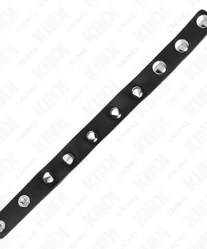 KINK - LEATHER PENIS RING WITH SPIKES 21.5 X 1.6 CM KINK - LEATHER PENIS RING WITH SPIKES 21.5 X 1.6 CM