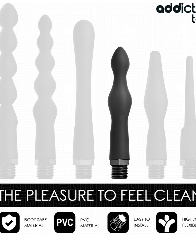 Addicted Toys – Anal Cleaner With Universal Adapter Model 3