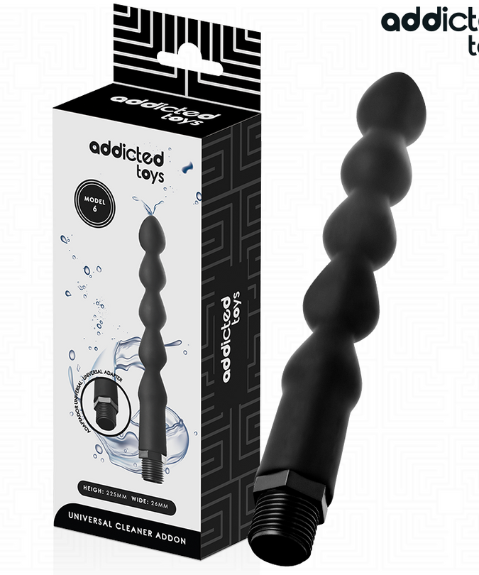 Addicted Toys – Anale Reiniger Met Universele Adapter Model 6