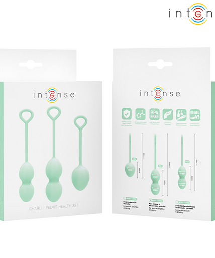 INTENSE - CHARLI KEGEL BALL KIT LIGHT JADE GREEN INTENSE - CHARLI KEGEL BALL KIT LIGHT JADE GREEN