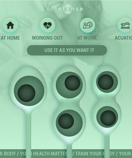 INTENSE - CHARLI KEGEL BALL KIT LIGHT JADE GREEN INTENSE - CHARLI KEGEL BALL KIT LIGHT JADE GREEN