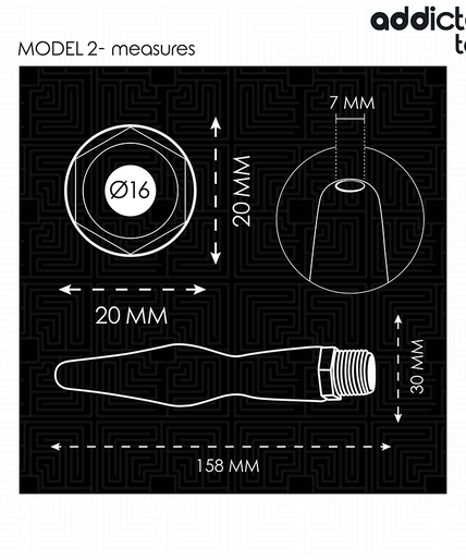 ADDICTED TOYS - ANAAL REINIGER MET UNIVERSELE ADAPTER MODEL 2 ADDICTED TOYS - ANAAL REINIGER MET UNIVERSELE ADAPTER MODEL 2