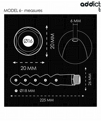 ADDICTED TOYS - ANALREINIGER MET UNIVERSELE ADAPTER MODEL 6 ADDICTED TOYS - ANALREINIGER MET UNIVERSELE ADAPTER MODEL 6