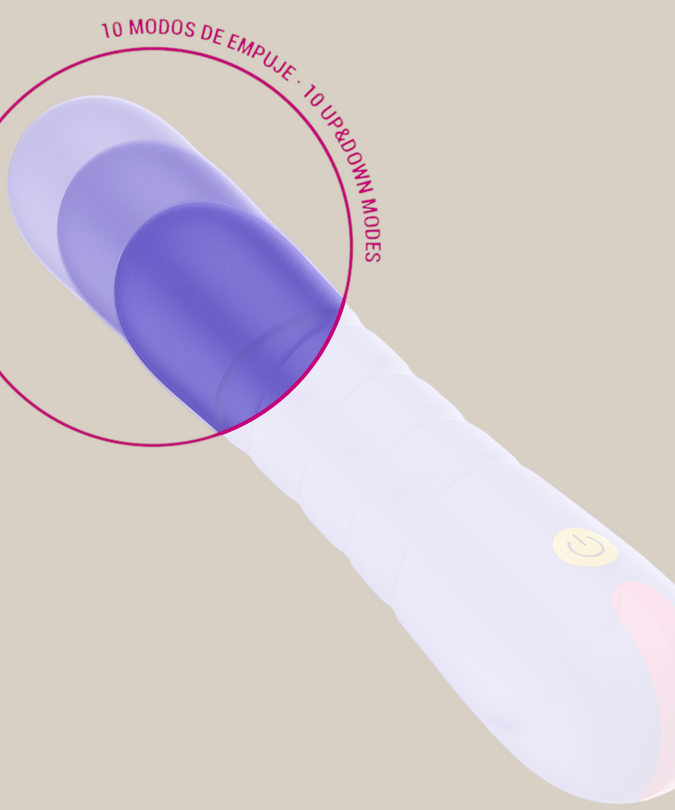 Pleasurements Intense Stella vibrator in wit siliconen met 10 stuwende standen voor intiem plezier