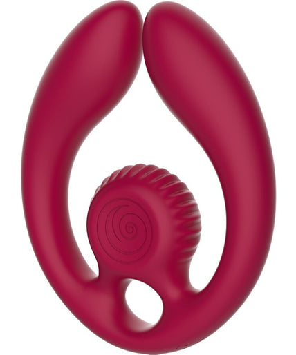 SNAIL VIBE - GIZI DUO COUPLES STIMULATOR REMOTE CONTROL BURGUNDY SNAIL VIBE - GIZI DUO COUPLES STIMULATOR REMOTE CONTROL BURGUNDY
