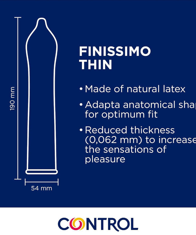 CONTROL - FINISSIMO SENSO CONDOMS 144 UNITS