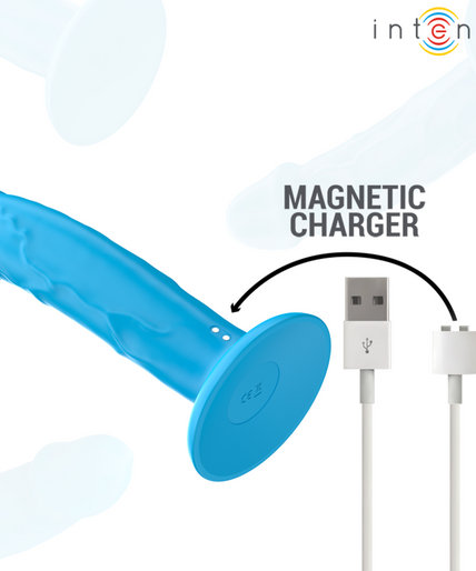 INTENSE - PHOEBE REALISTIC VIBRATOR 10 VIBRATIONS BLUE REMOTE CONTROL INTENSE - PHOEBE REALISTIC VIBRATOR 10 VIBRATIONS BLUE REMOTE CONTROL