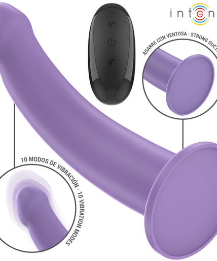 INTENSE - EDDIE VIBRATOR 17.5 CM 10 VIBRATIONS PURPLE REMOTE CONTROL INTENSE - EDDIE VIBRATOR 17.5 CM 10 VIBRATIONS PURPLE REMOTE CONTROL