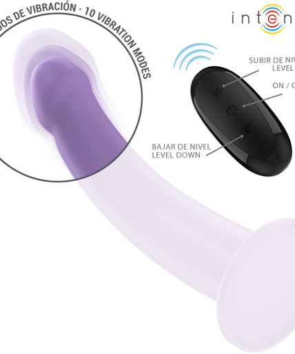 INTENSE - EDDIE VIBRATOR 17.5 CM 10 VIBRATIONS PURPLE REMOTE CONTROL INTENSE - EDDIE VIBRATOR 17.5 CM 10 VIBRATIONS PURPLE REMOTE CONTROL