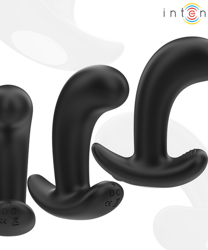 INTENSE - CHANDLER ANAL PLUG 10 VIBRATIONS BLACK REMOTE CONTROL INTENSE - CHANDLER ANAL PLUG 10 VIBRATIONS BLACK REMOTE CONTROL
