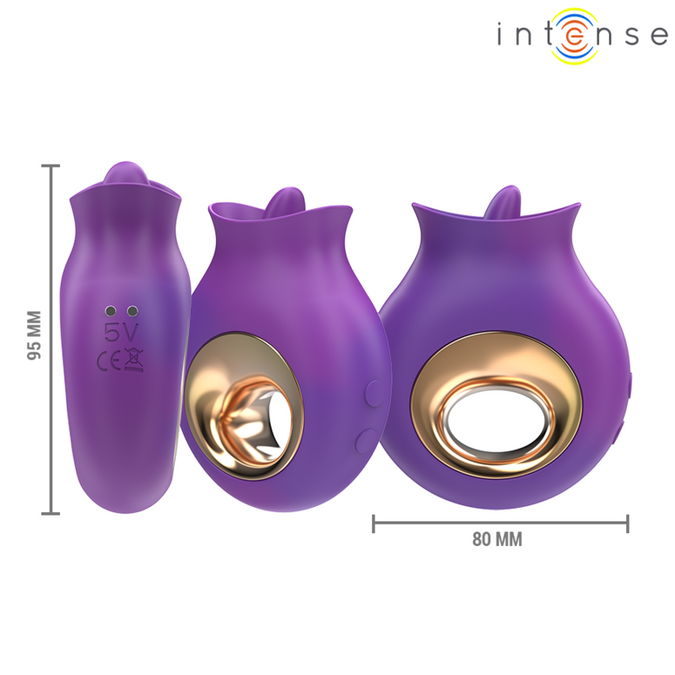 INTENSE - TULI CLITORISSTIMULATOR 9 TRILLINGEN & 9 OSCILLATIES PAARS