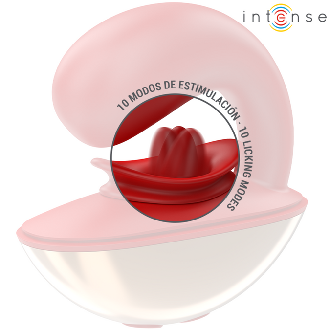 Intense – Mariah Vibrator & Stimulator In U Shape 10 Vibrations Red