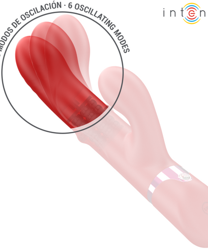 INTENSE - LELE MULTIFUNCTION VIBRATOR ROTATING & OSCILLATION & STIMULATION RED INTENSE - LELE MULTIFUNCTION VIBRATOR ROTATING & OSCILLATION & STIMULATION RED