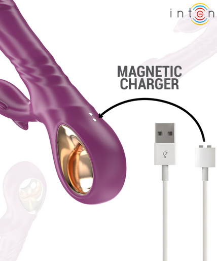 INTENSE - HALLE MULTIFUNCTION VIBRATOR WITH DOLPHIN STIMULATING TONGUE PURPLE INTENSE - HALLE MULTIFUNCTION VIBRATOR WITH DOLPHIN STIMULATING TONGUE PURPLE