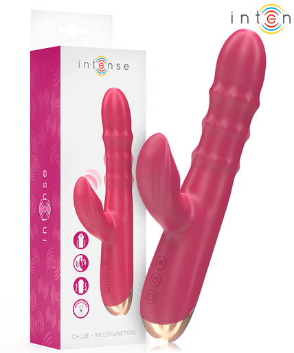 INTENSE - CHLOE MULTIFUNCTION VIBRATOR 3 IN 1 RED INTENSE - CHLOE MULTIFUNCTION VIBRATOR 3 IN 1 RED