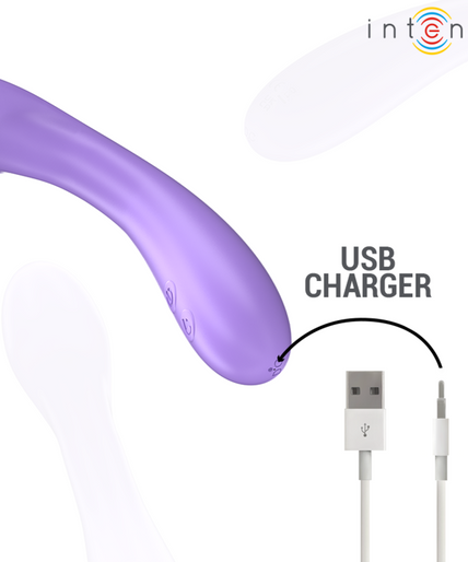 INTENSE - BECKY VIBRATOR 19 CM HEATABLE 7 VIBRATIONS PURPLE INTENSE - BECKY VIBRATOR 19 CM HEATABLE 7 VIBRATIONS PURPLE