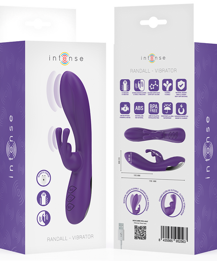 INTENSE - RANDALL RABBIT VIBRATOR 10 VIBRATIONS PURPLE INTENSE - RANDALL RABBIT VIBRATOR 10 VIBRATIONS PURPLE