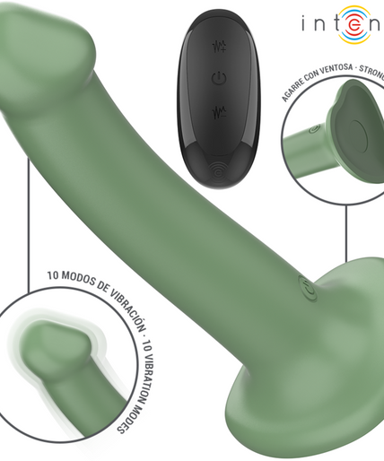 INTENSE - BECCA VIBRATOR WITH SUCTION CUP 10 VIBRATIONS GREEN REMOTE CONTROL INTENSE - BECCA VIBRATOR WITH SUCTION CUP 10 VIBRATIONS GREEN REMOTE CONTROL