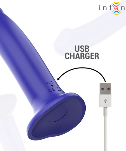 INTENSE - VICTORIA VIBRATOR WITH SUCTION CUP 10 VIBRATIONS DARK BLUE REMOTE CONTROL INTENSE - VICTORIA VIBRATOR WITH SUCTION CUP 10 VIBRATIONS DARK BLUE REMOTE CONTROL