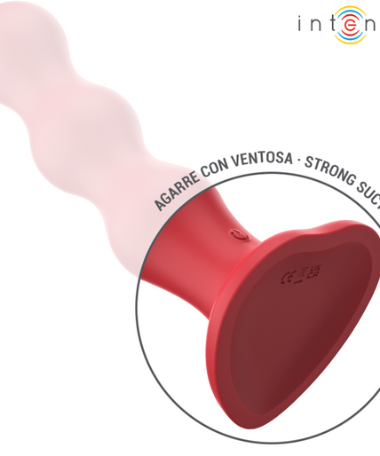 INTENSE - CODY VIBRATOR WITH SUCTION CUP RED REMOTE CONTROL INTENSE - CODY VIBRATOR WITH SUCTION CUP RED REMOTE CONTROL