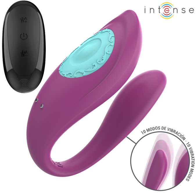 INTENSE - ANNIE U-VORMIGE VIBRATOR EN STIMULATOR PAARS AFSTANDSBEDIENING