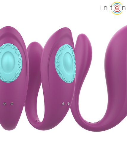 INTENSE - ANNIE U-SHAPED VIBRATOR AND STIMULATOR PURPLE REMOTE CONTROL INTENSE - ANNIE U-SHAPED VIBRATOR AND STIMULATOR PURPLE REMOTE CONTROL
