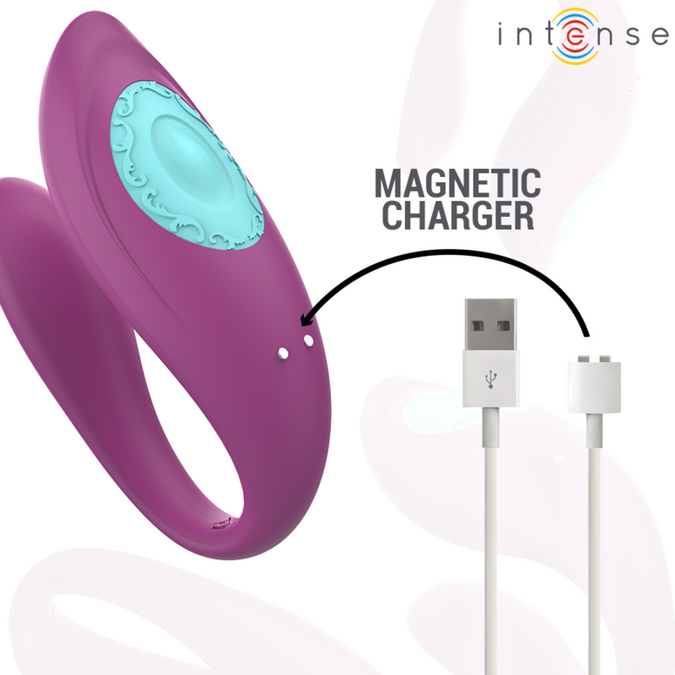 INTENSE - ANNIE U-VORMIGE VIBRATOR EN STIMULATOR PAARS AFSTANDSBEDIENING
