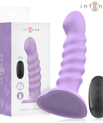 INTENSE - BRENDA VIBRATOR SIZE M SPIRAL DESIGN 10 VIBRATIONS PURPLE REMOTE CONTROL INTENSE - BRENDA VIBRATOR SIZE M SPIRAL DESIGN 10 VIBRATIONS PURPLE REMOTE CONTROL
