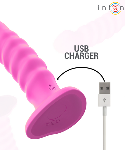 INTENSE - CINDY VIBRATOR SIZE L SPIRAL DESIGN 10 VIBRATIONS PINK REMOTE CONTROL INTENSE - CINDY VIBRATOR SIZE L SPIRAL DESIGN 10 VIBRATIONS PINK REMOTE CONTROL