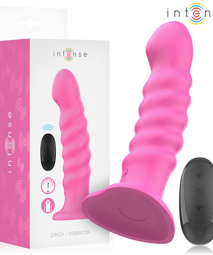INTENSE - CINDY VIBRATOR SIZE L SPIRAL DESIGN 10 VIBRATIONS PINK REMOTE CONTROL INTENSE - CINDY VIBRATOR SIZE L SPIRAL DESIGN 10 VIBRATIONS PINK REMOTE CONTROL