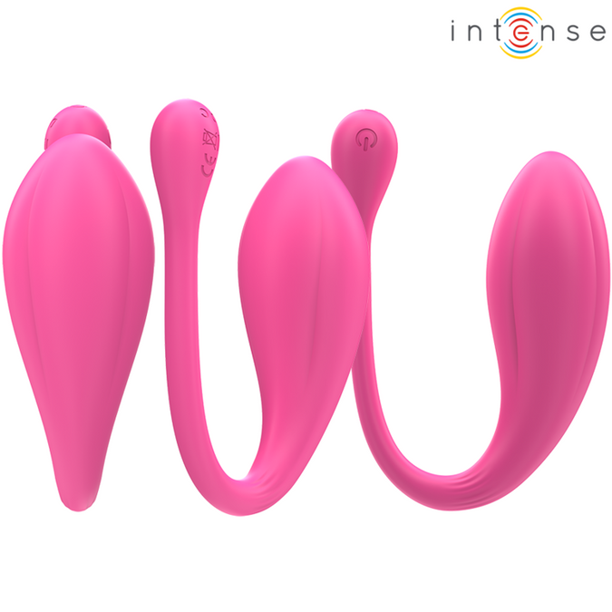 Intense – Janice U Vibrator Dubbele Stimulatie 10 Trillingen Roze Afstandsbediening