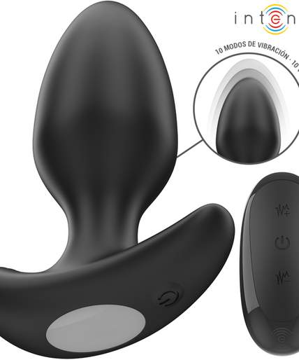 INTENSE - JOEY ANAL PLUG 10 VIBRATIONS BLACK REMOTE CONTROL INTENSE - JOEY ANAL PLUG 10 VIBRATIONS BLACK REMOTE CONTROL