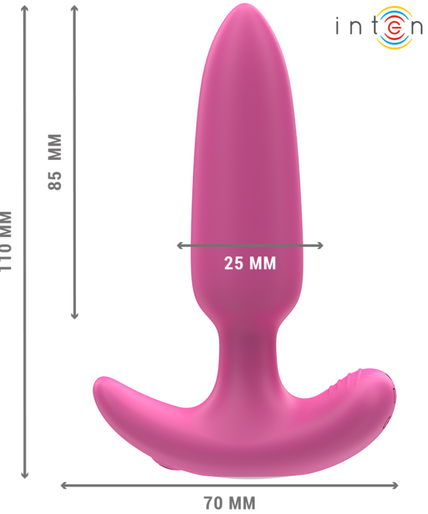 INTENSE - ROSS ANAL PLUG 10 VIBRATIONS PINK REMOTE CONTROL INTENSE - ROSS ANAL PLUG 10 VIBRATIONS PINK REMOTE CONTROL
