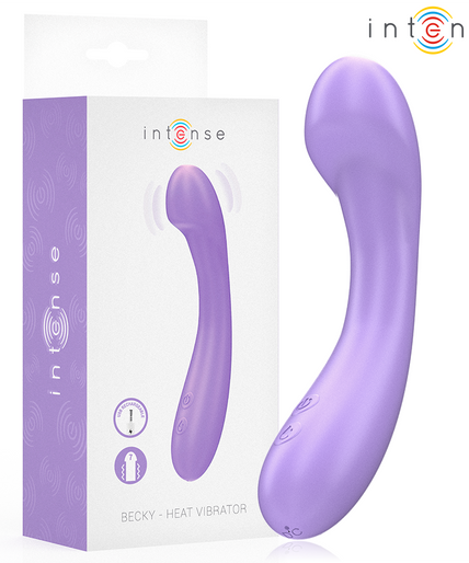 INTENSE - BECKY VIBRATOR 19 CM HEATABLE 7 VIBRATIONS PURPLE INTENSE - BECKY VIBRATOR 19 CM HEATABLE 7 VIBRATIONS PURPLE