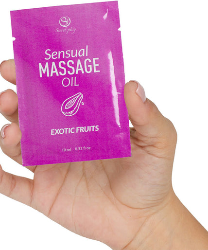 SECRETPLAY - SINGLE-DOSE EXOTIC FRUITS MASSAGE OIL 10 ML SECRETPLAY - SINGLE-DOSE EXOTIC FRUITS MASSAGE OIL 10 ML