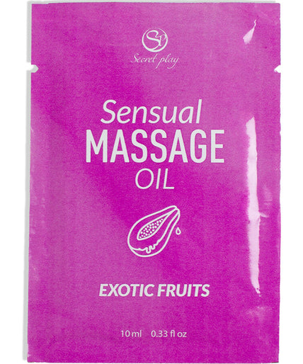 SECRETPLAY - SINGLE-DOSE EXOTIC FRUITS MASSAGE OIL 10 ML SECRETPLAY - SINGLE-DOSE EXOTIC FRUITS MASSAGE OIL 10 ML