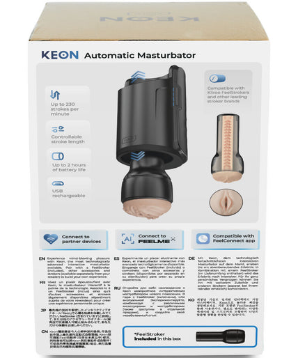 KIIROO - KEON WIFI COMBO AUTOMATIC MASTURBATOR + FEEL STROKER KIIROO - KEON WIFI COMBO AUTOMATIC MASTURBATOR + FEEL STROKER