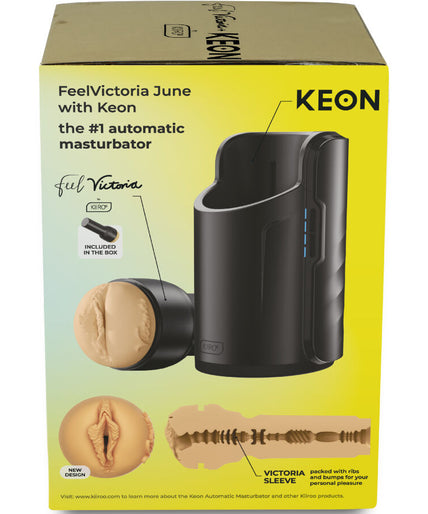 KIIROO - KEON WIFI COMBO VICTORIA JUNE AUTOMATIC MASTURBATOR + FEEL STROKER KIIROO - KEON WIFI COMBO VICTORIA JUNE AUTOMATIC MASTURBATOR + FEEL STROKER