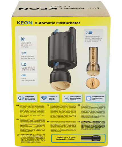 KIIROO - KEON WIFI COMBO VICTORIA JUNE AUTOMATIC MASTURBATOR + FEEL STROKER KIIROO - KEON WIFI COMBO VICTORIA JUNE AUTOMATIC MASTURBATOR + FEEL STROKER