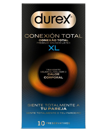 DUREX - TOTAL CONNECTION XL ULTRA DUN PLUS LATEXVRIJ 10 STUKS DUREX - TOTAL CONNECTION XL ULTRA DUN PLUS LATEXVRIJ 10 STUKS
