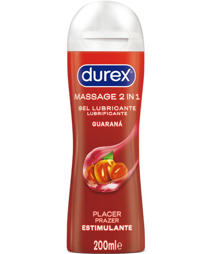 DUREX - GUARANA STIMULERENDE MASSAGE- EN GLIJGEL 200 ML
