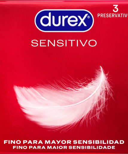 Durex – Sensitive condooms 3 stuks Durex – Sensitive condooms 3 stuks
