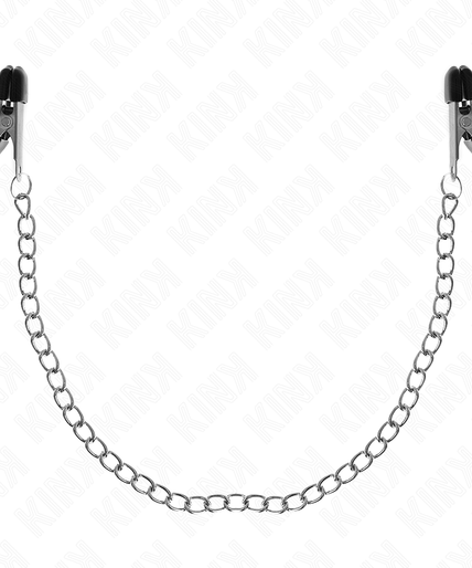 KINK - FLAT CHAIN NIPPLE CLAMPS SILVER 34 CM KINK - FLAT CHAIN NIPPLE CLAMPS SILVER 34 CM