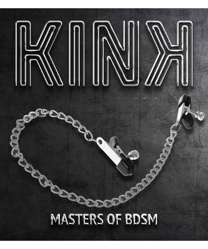 KINK - FLAT CHAIN NIPPLE CLAMPS SILVER 34 CM KINK - FLAT CHAIN NIPPLE CLAMPS SILVER 34 CM