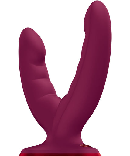 FUN FACTORY - RYDE DOUBLE DILDO WINE RED FUN FACTORY - RYDE DOUBLE DILDO WINE RED